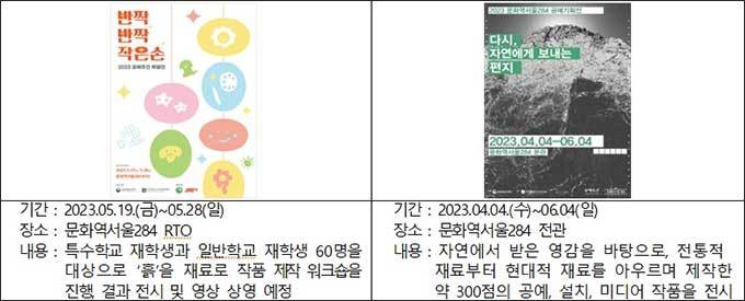 2023 공예주간 공예 문화 프로그램 / 문화역서울284 프로그램