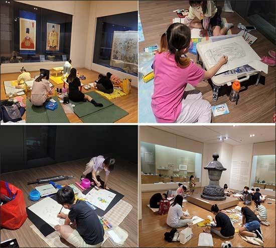 제30회 어린이 문화재 그리기 대회 진행 사진