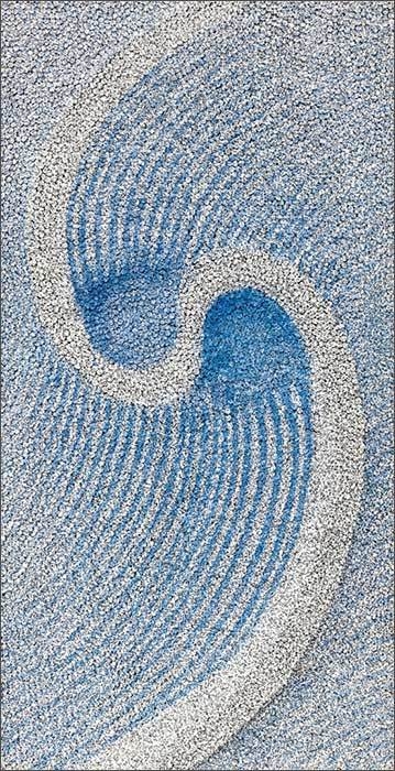 '내가 찾은 꽃길3', 91×117cm, 한지와 혼합
