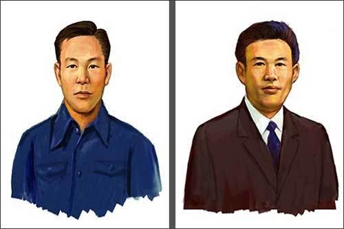 강윤국 선생(왼쪽), 유만수 선생