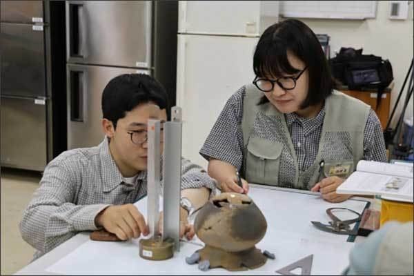 2023 실습 현장(국립나주문화재연구소-유물 실측)
