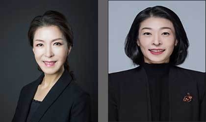 궁중춤예술연구원 예술감독 최경자(왼쪽), 최지원무용단 대표 최지원