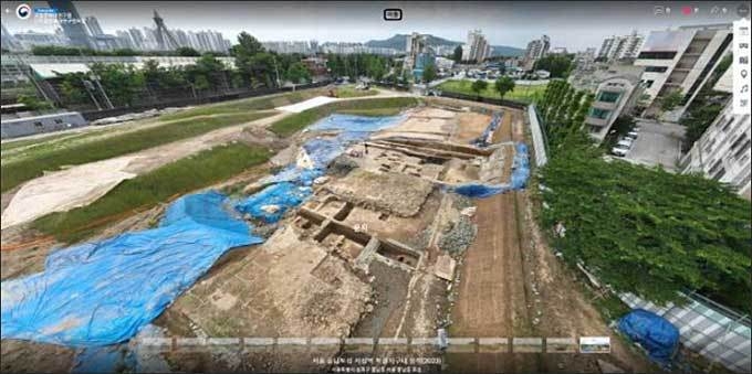 가상현실(VR)로 보는 서울 풍납토성 서성벽 발굴조사 현장
