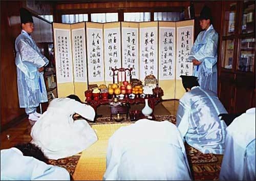 <설날 차례> *사진 제공: 국립민속박물관