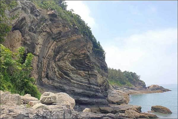대월습곡 전경