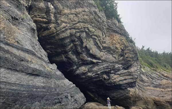 대월습곡 전경