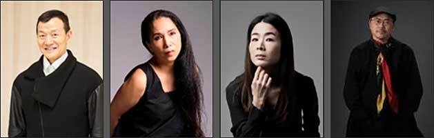 연출┃우싱궈(吳興國 Wu Hsing-kuo), 극본ㆍ안무┃린슈웨이(林秀偉 Lin Hsiu-wei), 작창ㆍ음악감독┃이자람, 의상디자인 | 예진텐(叶锦添 Tim Yip) - 왼쪽부터