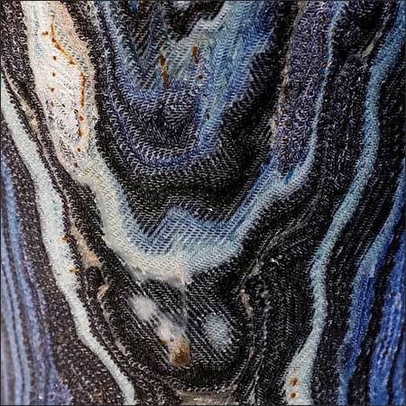 The texture of blue nature (detail)