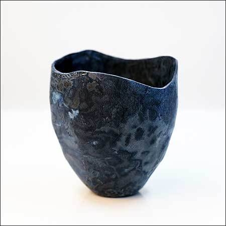 푸른 자연 Blue nature No 2., 데님, 캔버스 천 Denim, Canvas, 20x21x26cm, 2023