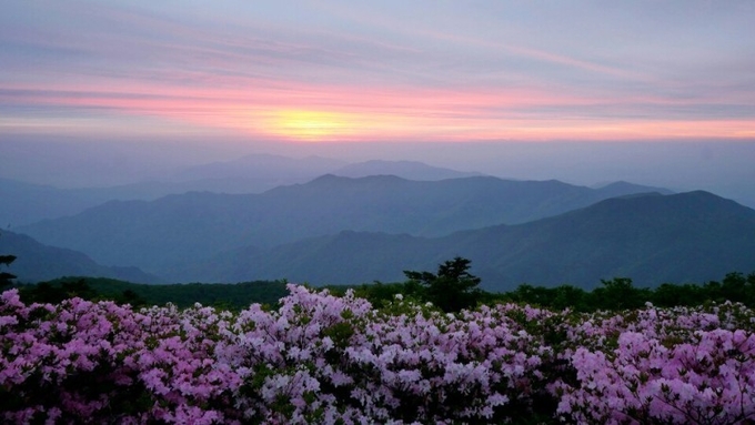 지리산 해돋이, 사진 이정수