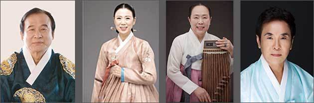 출연자들 김경배(1.24), 유지숙(1.26), 지성자(1.31), 채상묵(2.2) - 왼쪽부터