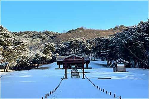 고양 서오릉 조선왕릉 설경