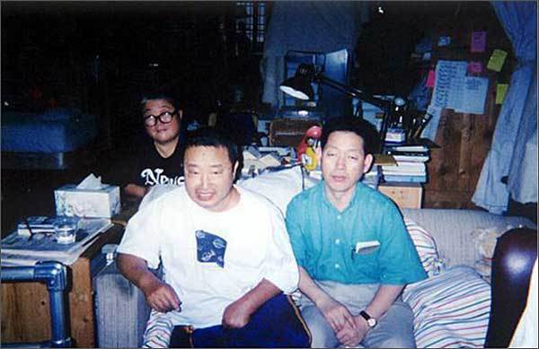 생전의 백남준 씨와 필자, 2000년 5월