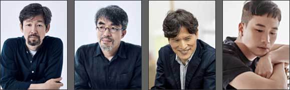 연출ㆍ안무┃정영두, 극본┃배삼식, 작창ㆍ음악감독┃한승석, 작곡┃정재일(왼쪽부터)