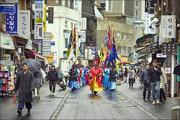 경복궁 수문장과 순라군의 순라의식 행렬