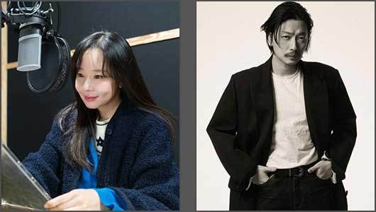 ‘스마트폰으로 듣고 보는 창덕궁 후원 해설 서비스’ 녹음하는 소유진 배우(왼쪽)와 이동휘 배우
