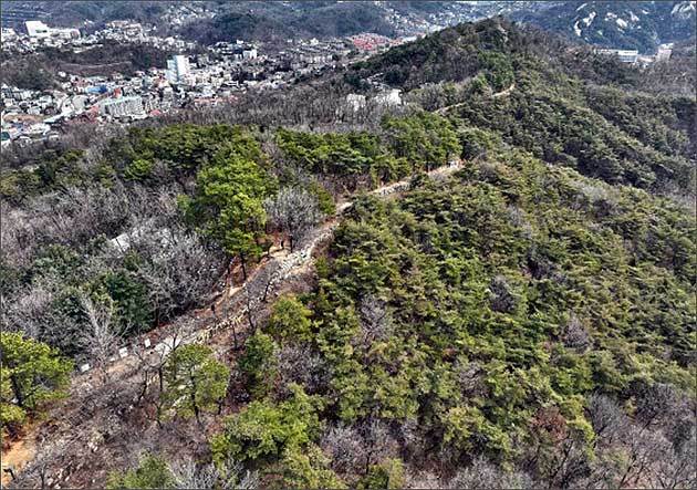 탕춘대성(홍지동 방면)
