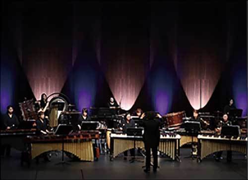 2부에서 협연할 ’카로스 타악기 앙상블(KAROS PERCUSSION ENSEMBLE)‘