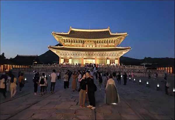 2023년 가을 경복궁 야간관람 진행 모습(‘23.9.1.)