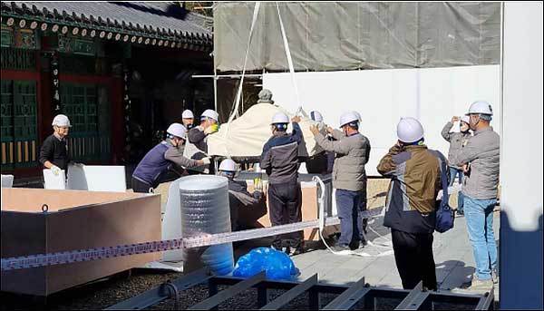 2023년 하동 쌍계사 진감선사탑비 해체보수 중점공개 현장