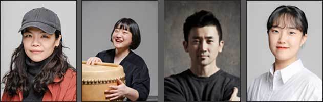 각색ㆍ연출┃김미란, 음악┃이향하, 안무┃최성대, 드라마투르기┃박아름(왼쪽부터)