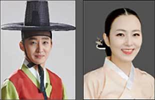 출연진 국립창극단 단원 이광복(왼쪽), 주리 역에 국립창극단 단원 이소연