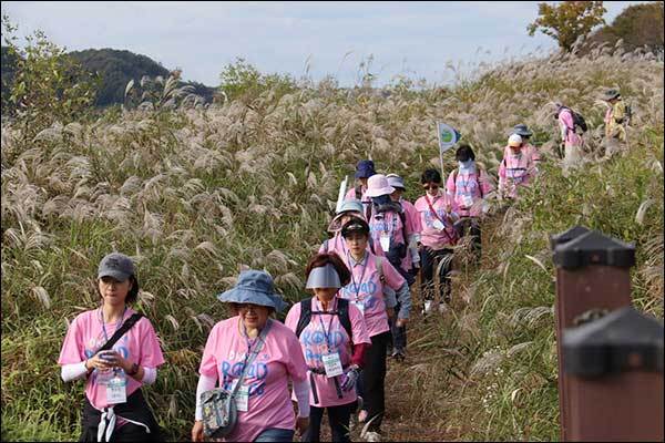 '2023 DMZ 평화의 길' 도보순례 장면. (제공= 민족화해센터)