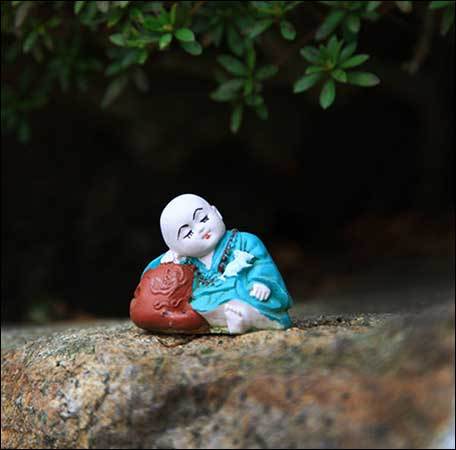 소품 <동자승의 여유>(봉은사에서, 최우성 기자)