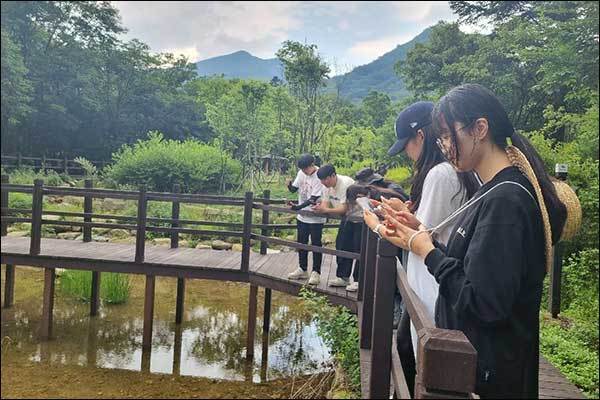 2023년 구) 송어양식장 훼손지 복원지역 시민과학자 점검 활동 사진