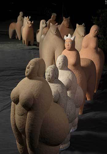 실크로드 I, 테라코타, 2017