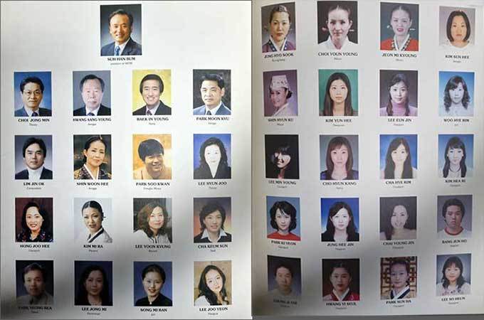 2005년 1월. 미국 UCLA에서 열린 제4회 한국음악심포지움 참가자들