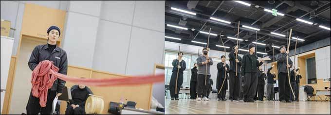 <보허자(步虛子): 허공을 걷는 자> 연습 사진