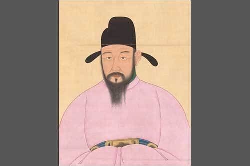 <황희 초상>, 조선, 비단, 가로 57cm × 세로 88.5cm, 국립중앙박물관