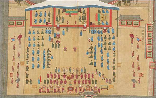 기해기사계첩 (己亥耆社契帖(), 1720년 세로 52 가로 72 국립중앙박물관│국보