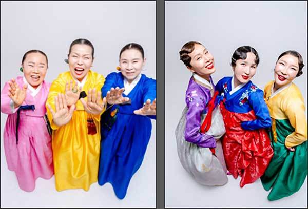 이춘희 x 김수연 x 김광숙 <구전심수> - 왼쪽, 최수정 x 박애리 x 박준길 <떼창 삼삼>