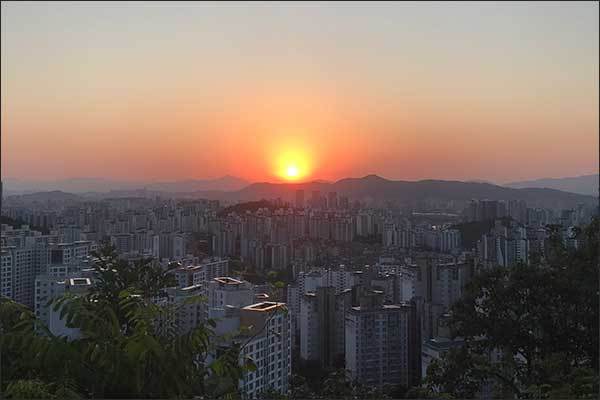 2025년 1월 1일의 남산의 해돋이