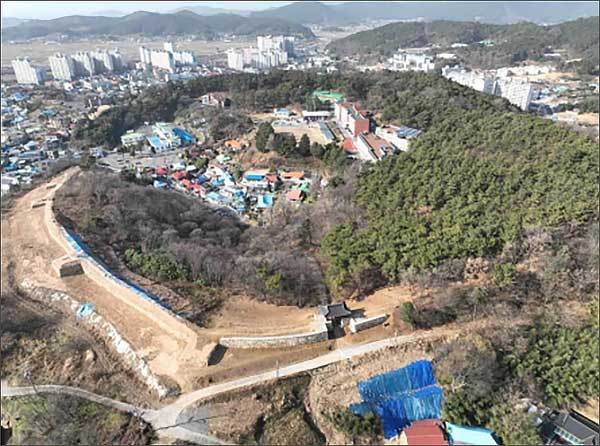 서천읍성 항공사진