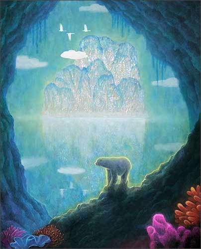 북극곰 시리즈, 90.9x72.7cm, 2025