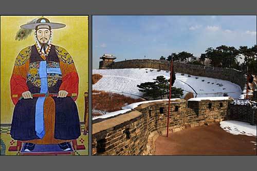 정조 어진과 백성 사랑이 담긴 화성 성벽(최우성 기자)