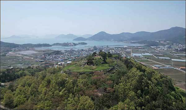 거제 수정산성 원경