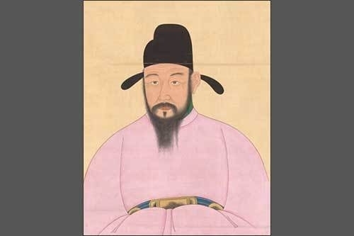 <황희 초상>, 조선, 비단, 가로 57cm × 세로 88.5cm, 국립중앙박물관