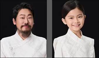 순백 역 소리꾼 이상화(왼쪽), 아이 역 소리꾼 최이정