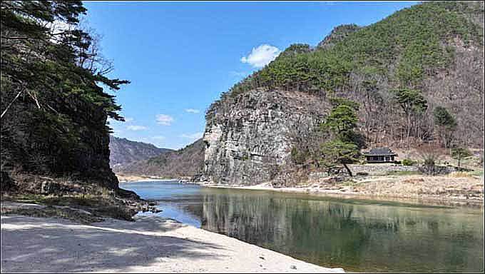고산정과 가송협의 풍경