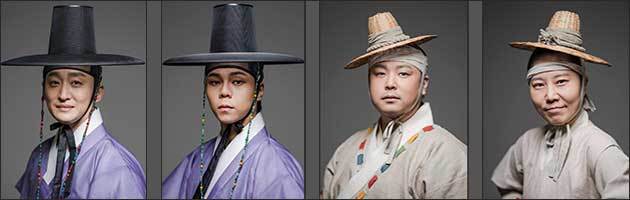 이날치 l 이광복, 이날치 l 김수인, 개다리 l 최용석, 어릿광대 l 서정금(왼쪽부터)