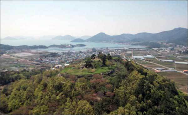 거제 수정산성 원경