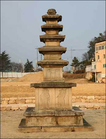 예천 개심사터 오층석탑