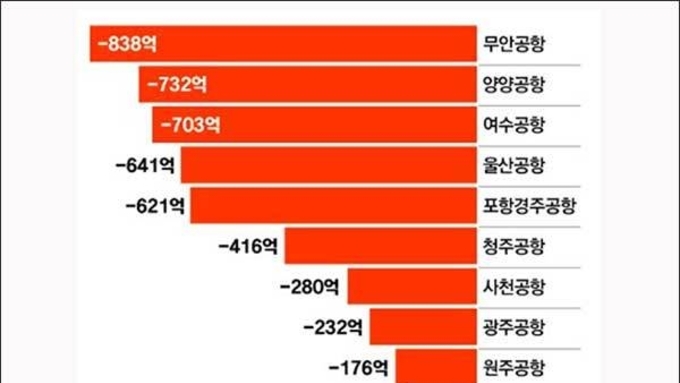 돈 먹는 하마, 지방 공항