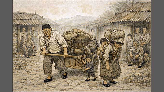 동네가 높아 남보다 달빛을 먼저 받을 수 있어