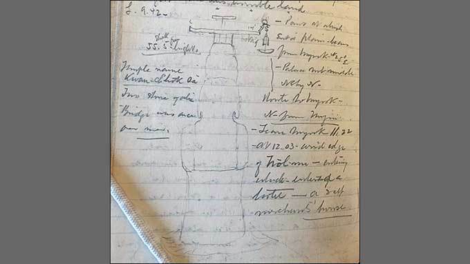 조지 포크가 그린 관촉사의 <은진미륵>