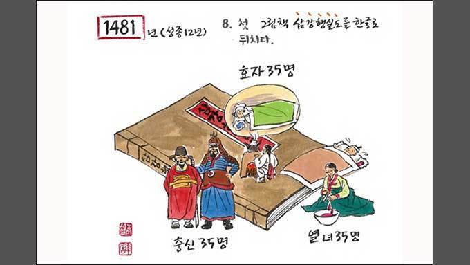 훈민정음으로 첫 그림책 《삼강행실도》를 뒤치다